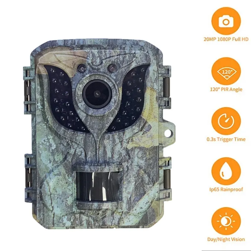 LUOSI HD Waterproof Hunting Camera - Capture Clear Photos & Videos with Infrared Induction Technology (Battery Not Included)