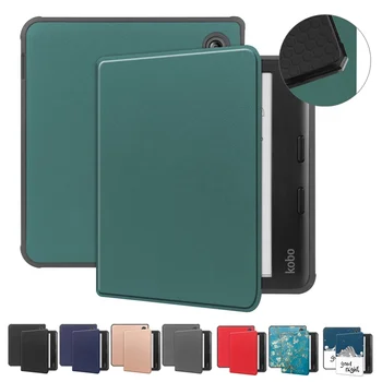 Case Voor Kobo Weegschaal Kleur 2024 Case Funda 7 inch Lederen Smart Ebook Case Voor Kobo Clara kleur 6 inch Cover Coque Hoesje