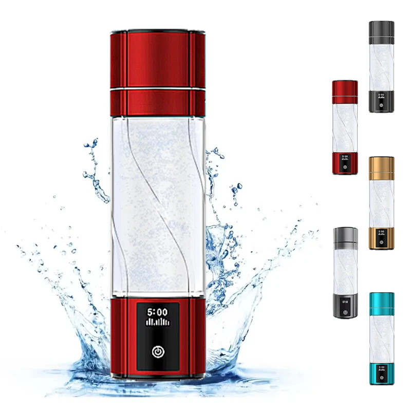 Taza de agua de hidrógeno, baja frecuencia, 7,2 luces UV Hertz, botella de agua de hidrógeno, fabricante alcalino, generador de agua de hidrógeno antioxidante
