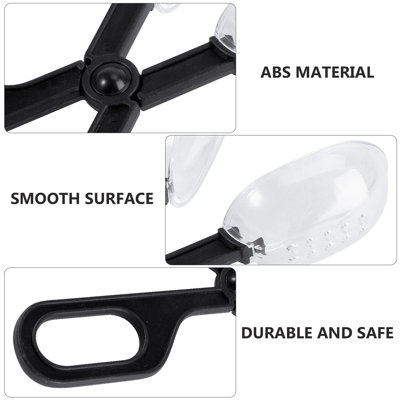 

3pcs Mealworm Feeding Clip For Insect Habitat Abs Durable Reptile Feeding Tool Cleaning Clamp Breeding Accessories