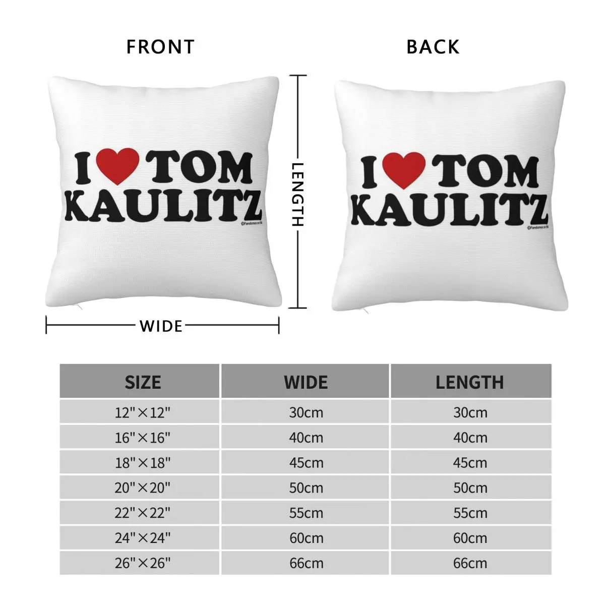 Tokio Hotel Tom Kaulitz Square Pillowcase Polyester Linen Velvet Creative Zip Decorative Pillow Case Home Cushion Cover 45x45