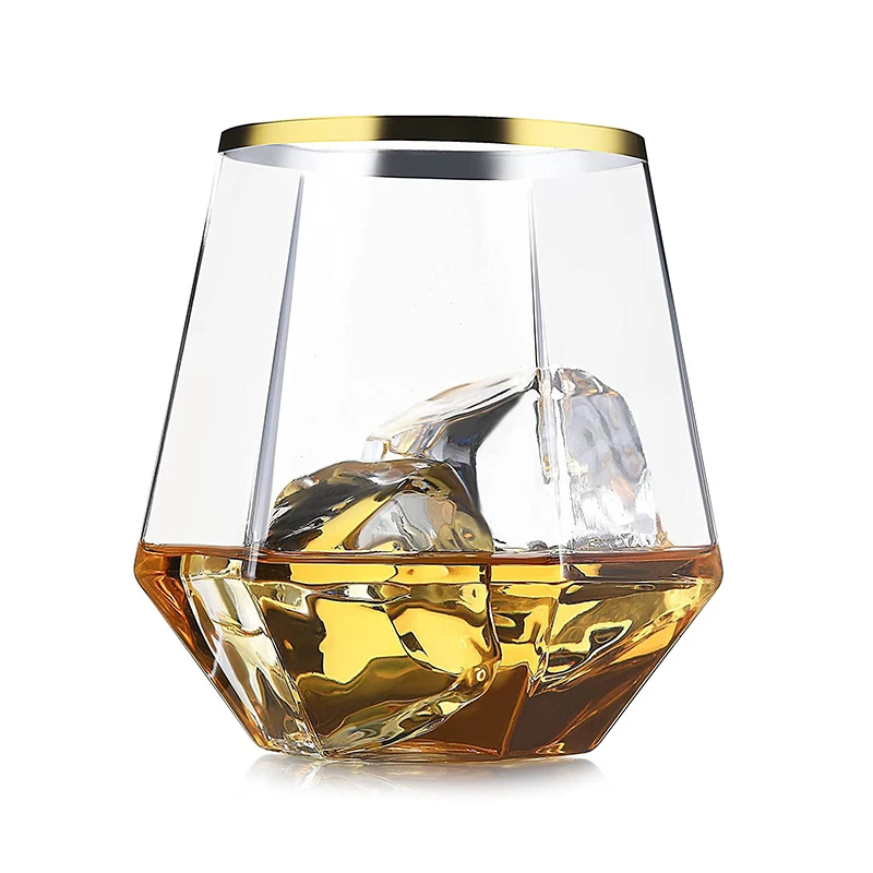 360 مللي كوب ويسكي بلاستيكي كؤوس مشروبات الزفاف درينكوير شفاف كوكتيل زجاج حفلة بار نادي أدوات الشرب الشاي القهوة القدح #5