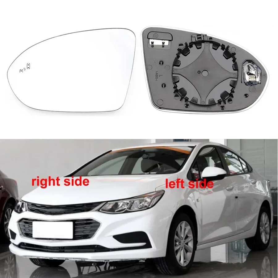 

Rear View Mirrors Lenses Outer Rearview Side For Chevrolet Cruze 2017 2018 2019 2020 Mirror Glass Lens with Heating Blind Spot