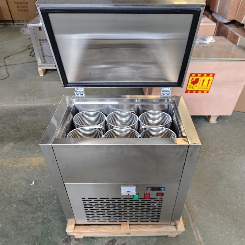 6バケツ円筒型製氷機/直径13.5cm丸型バケツ製氷機/かき氷機