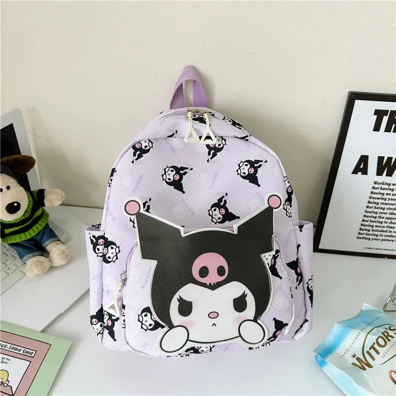 

28x24CM Kawaii Sanrio Hello Kitty Cinnamoroll My Melody Kuromi Cartoon Book Bag Student Backpack Anime Kawaii Cartoon School Bag