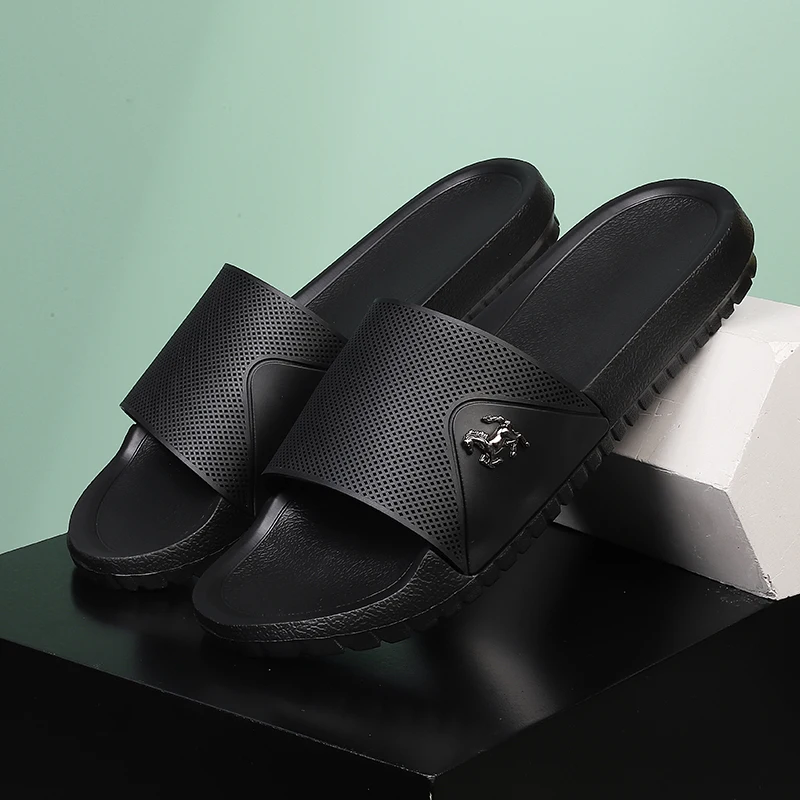 

2025 New Early Summer Casual Slide Men's Breathable EVA Sandals Anti-Slip Sole Outdoor C Beach Shoes Lightweight Big Size 38-49