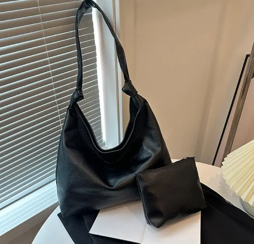 New Tote Bag 100 Hand Bill of Lading Shoulder Women's Bag Retro Simple Large Tote Bags Fast Shipment