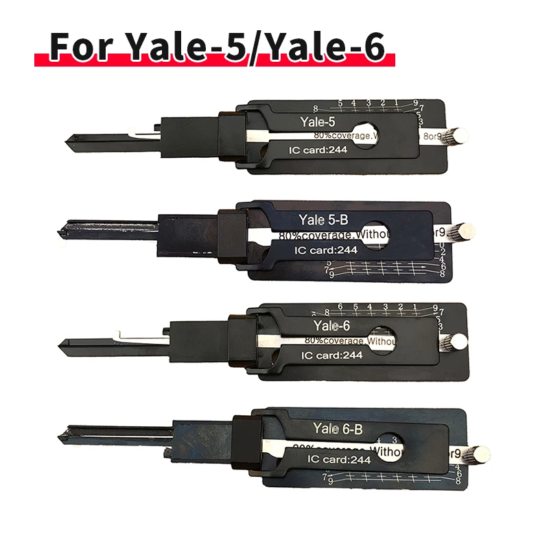 

For Yale 5 Yale5-B Yale 6 Yale6-B Lishi style Tool 2in1 For Yale Lock tool Door Open Tool Locksmiths tool