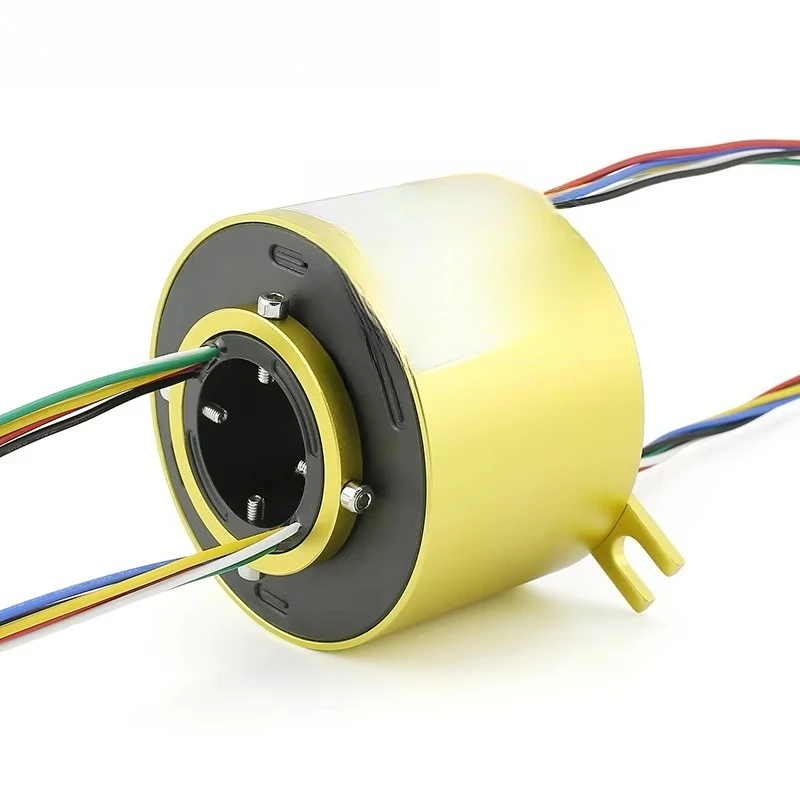 حلقة موصل كهربائي مخصصة للموصل الدوار من الشركة المصنعة، مع فتحة ID38.1mm، سلك 1 ~ 300، 10A ~ 500A لكل حلقة #2