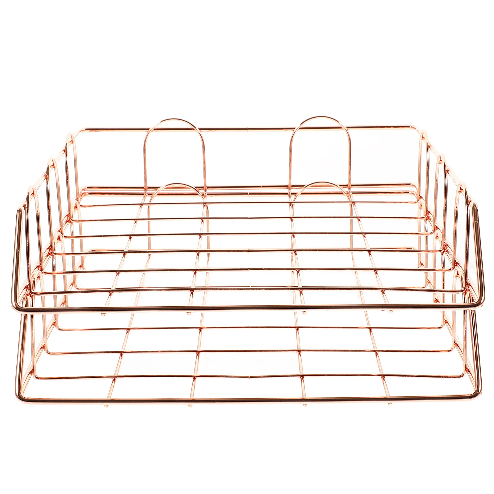 

2pcs Metal File Large Mesh Basket For Desk Document Holder Black Folder Organizer Office Storage Solution Paper Organizer For