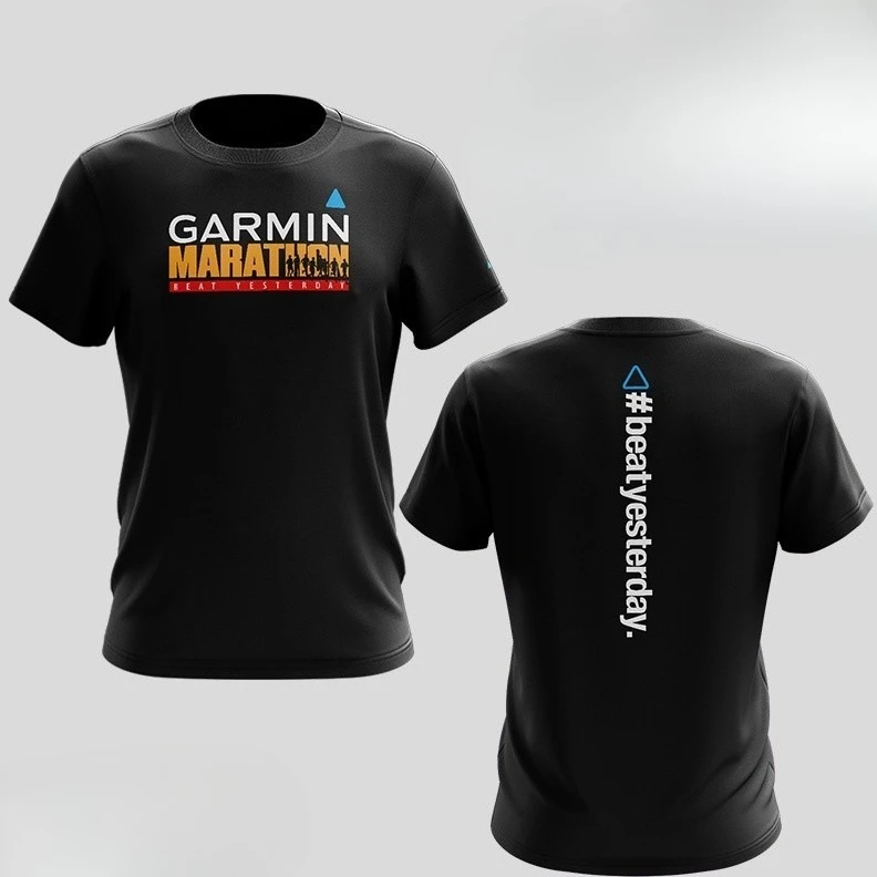2026 Men's and Women's Casual Sports T-shirt with Inspirational Running Pattern, Lightweight and Breathable Short-Sleeved Top