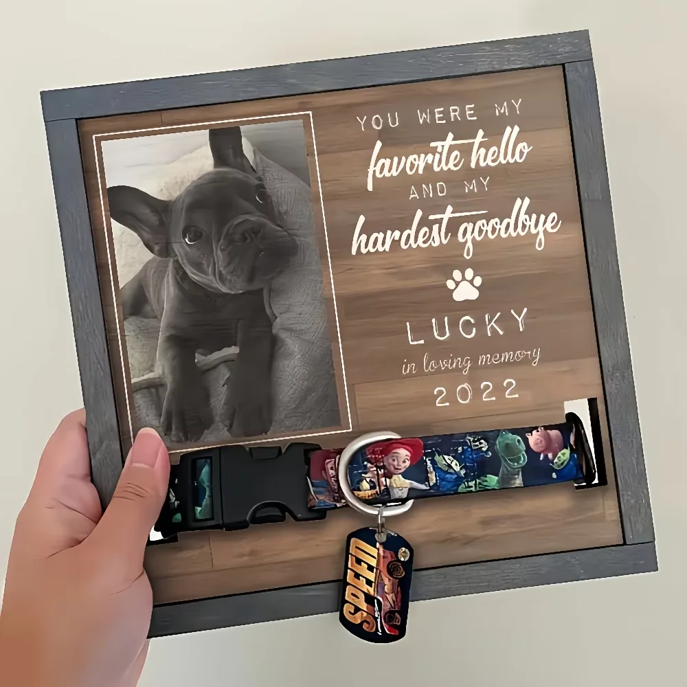 Personalized pet commemorative gifts, you are my favorite greeting, but also my hardest farewell - commemoration of personalized