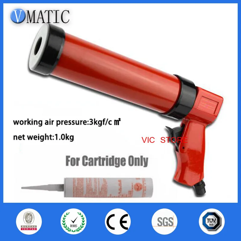 Free Shipping Pneumatic Caulking Glue Gun 310Ml/Cc With Cartridge 1Pc