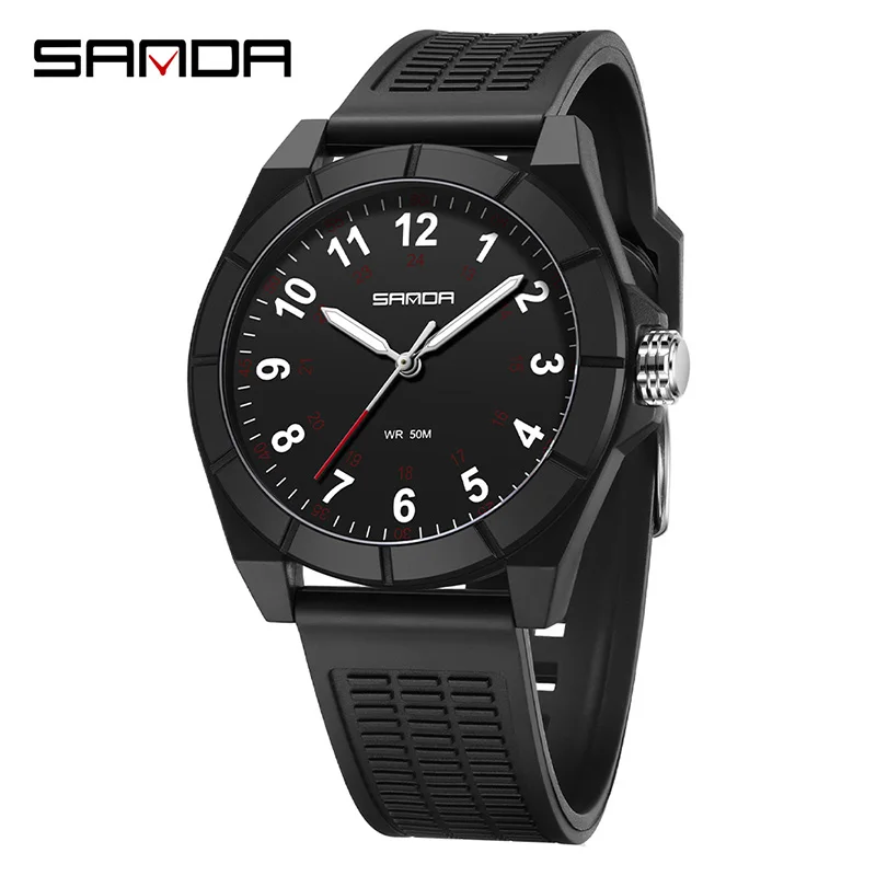 

Детские спортивные часы SANDA NF6232: модные, водонепроницаемые, с мягким ремешком из ТПУ, кварцевые