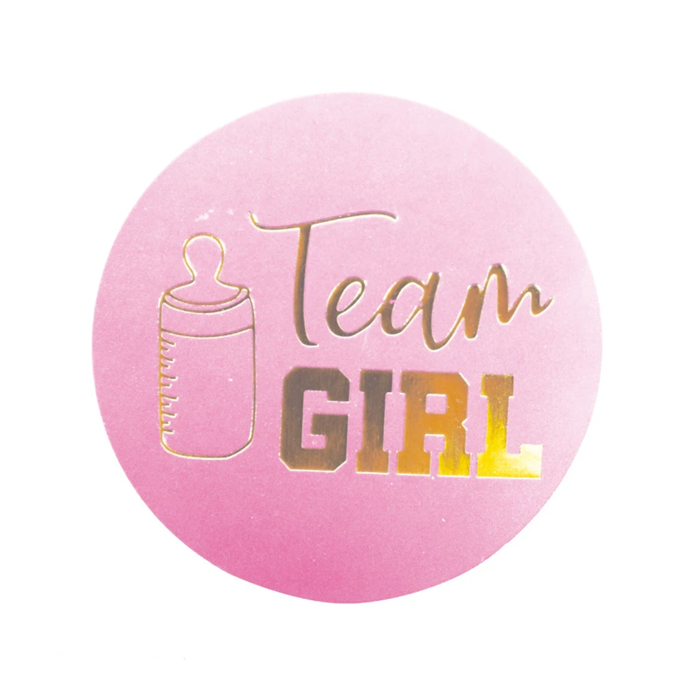 

48Pcs Gender Reveal Stickers for Kids Party Activity Vote Boy Girl Pattern Adhesive Labels Fun Educational Paper Stickers Set