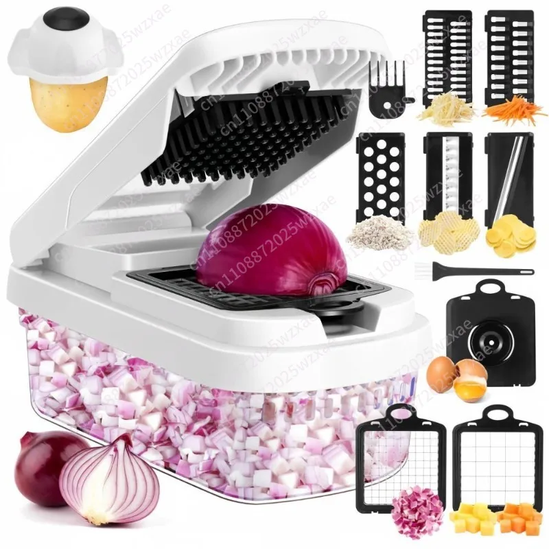 Multifunctional vegetable chopper, fruit slicer, cutter, slicer, dicer