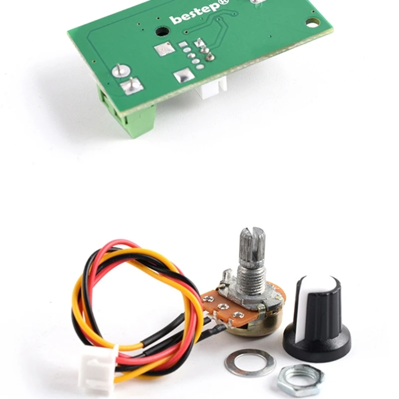  Microed Motor Speed Regulator Adjustable 3A 6V 24V PWM Technology ABS Design