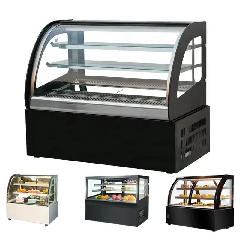Bakery Case Display Refrigerated Table Cake Cabinet Freezer Display Door Manufacturer Refrigerator Cake Display Case