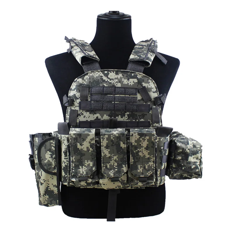Chaleco Táctico 6094 FG Multicam MOLLE para Airsoft y Paintball - imagen 2