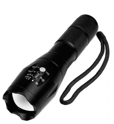

ZK40 Portable LED Lamp T6 Flashlight Linterna Torch Uses 18650 Chargeable Battery Outdoor Camping Tactics Flash Light