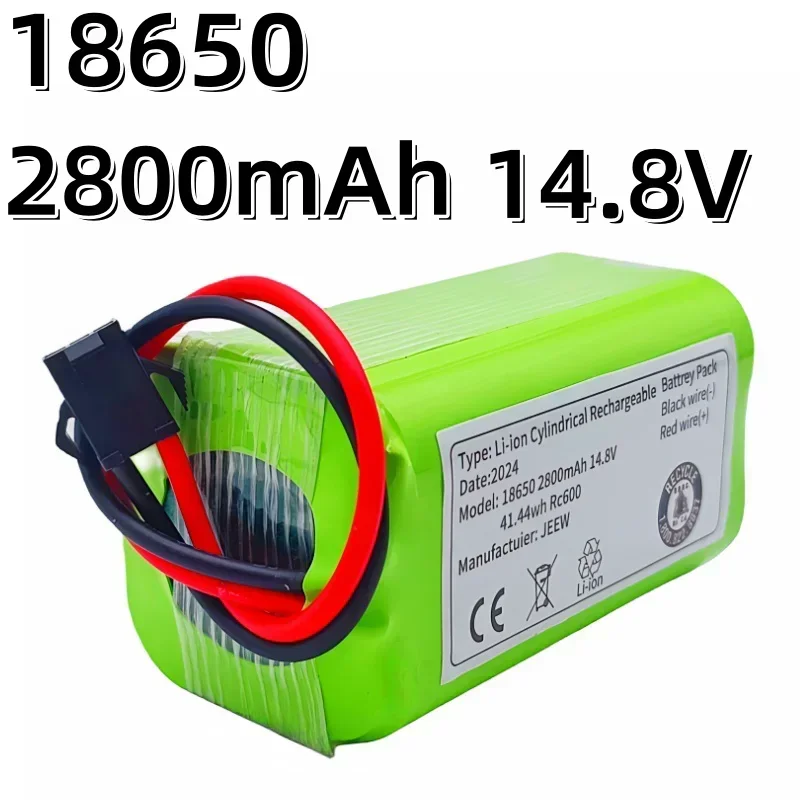 14.8V 2800mAh Replacement Battery for Conga 990 1090 Tesvor X500 Ecovacs Deebot N79 N79S DN622 Eufy RoboVac 11 11S RoboVac 30