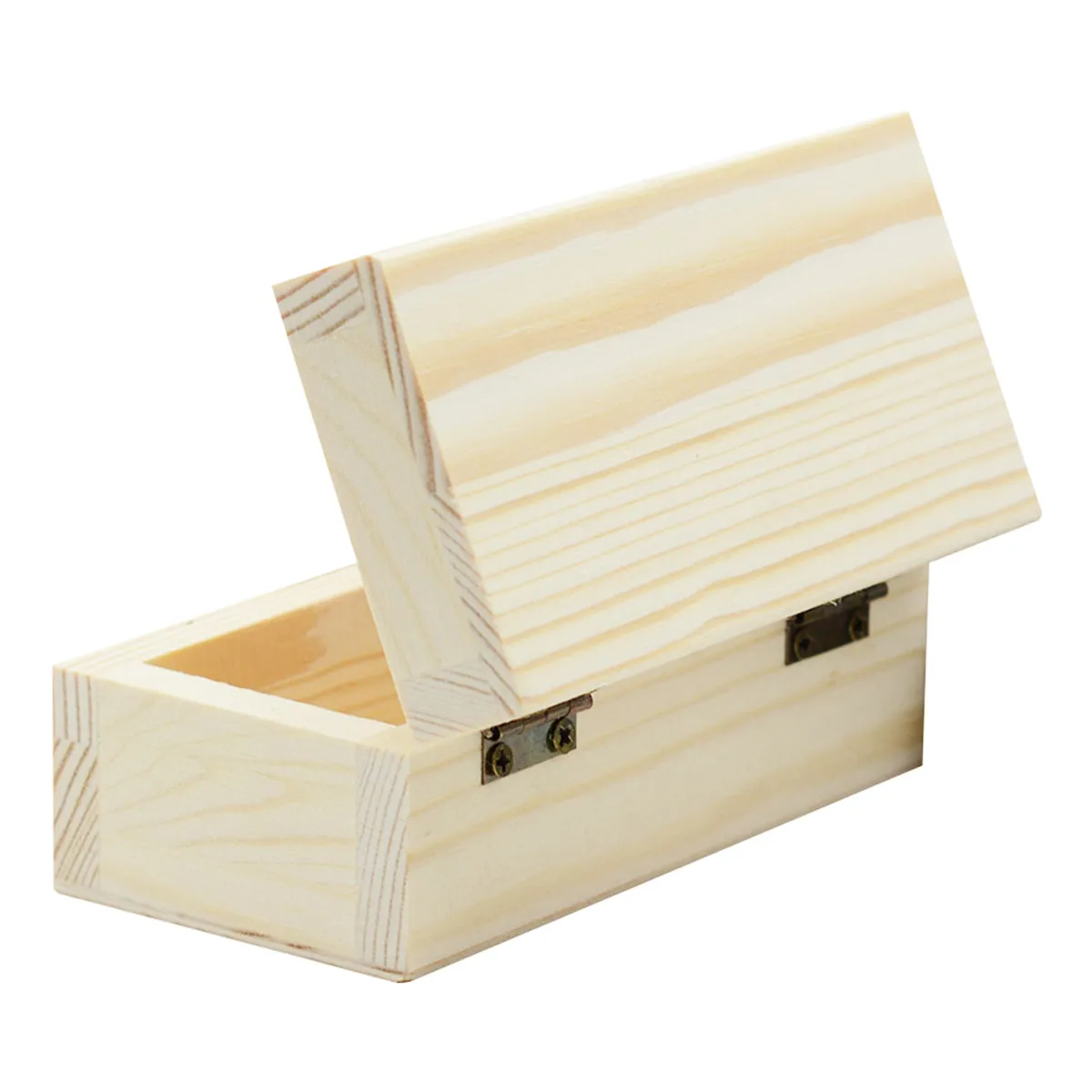 

50pcs Self Closing Spring Hinge Stainless Steel For Jewelry Box Case Automatic Box Hinges Heavy Duty Hardware Fittings