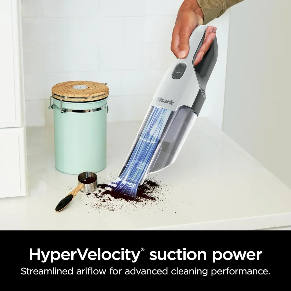 Aspirapolvere portatile per la depilazione di animali domestici: aspirazione ad alta velocità, design leggero, pattumiera extra large, ideale per la pulizia delle tappezzerie