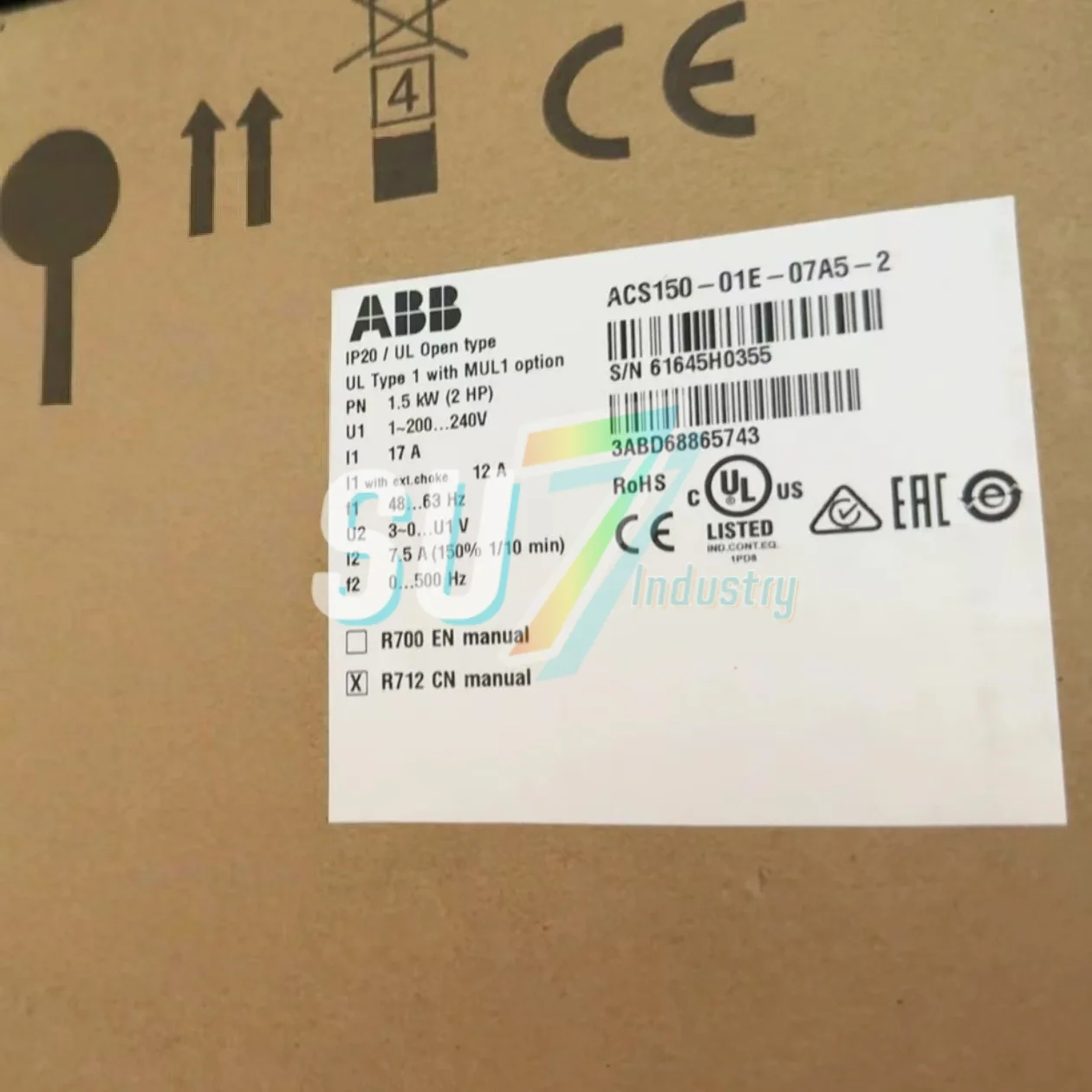 Frequentieomvormer Nieuwe originele ACS150-01E-07A5-2 ACS150-01E-09A8-2