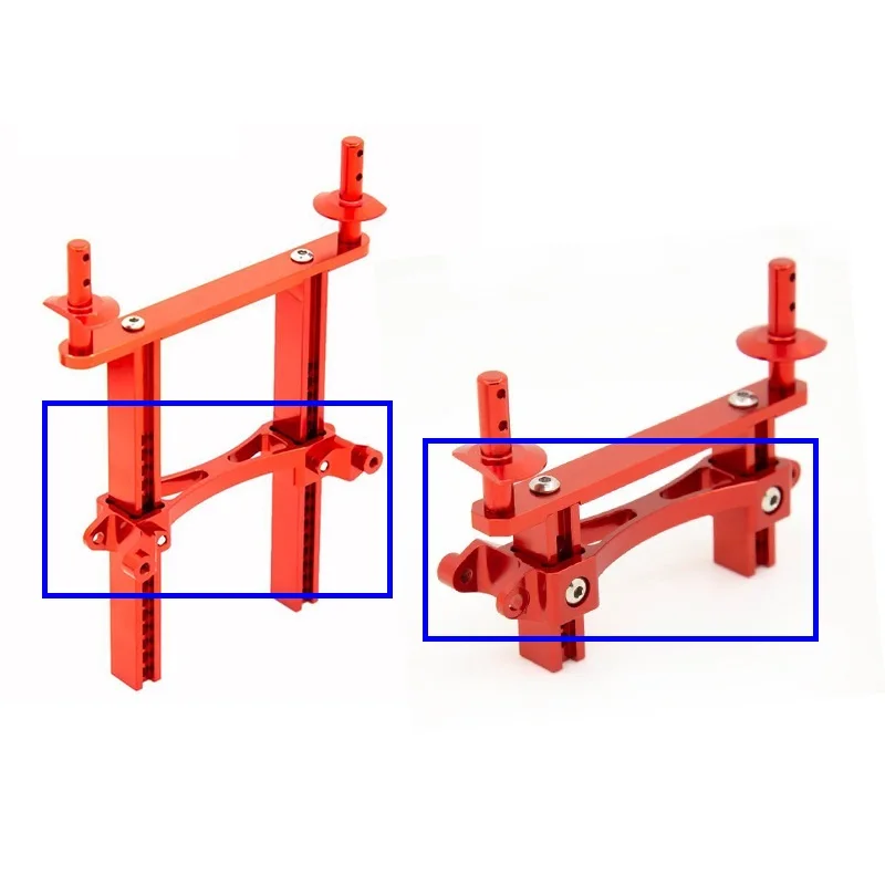 Soporte de fijación de Pilar de carcasa de coche de Metal, soporte de poste de cuerpo delantero y trasero para Traxxas Trx4 Defender RC Crawler, piezas de mejora