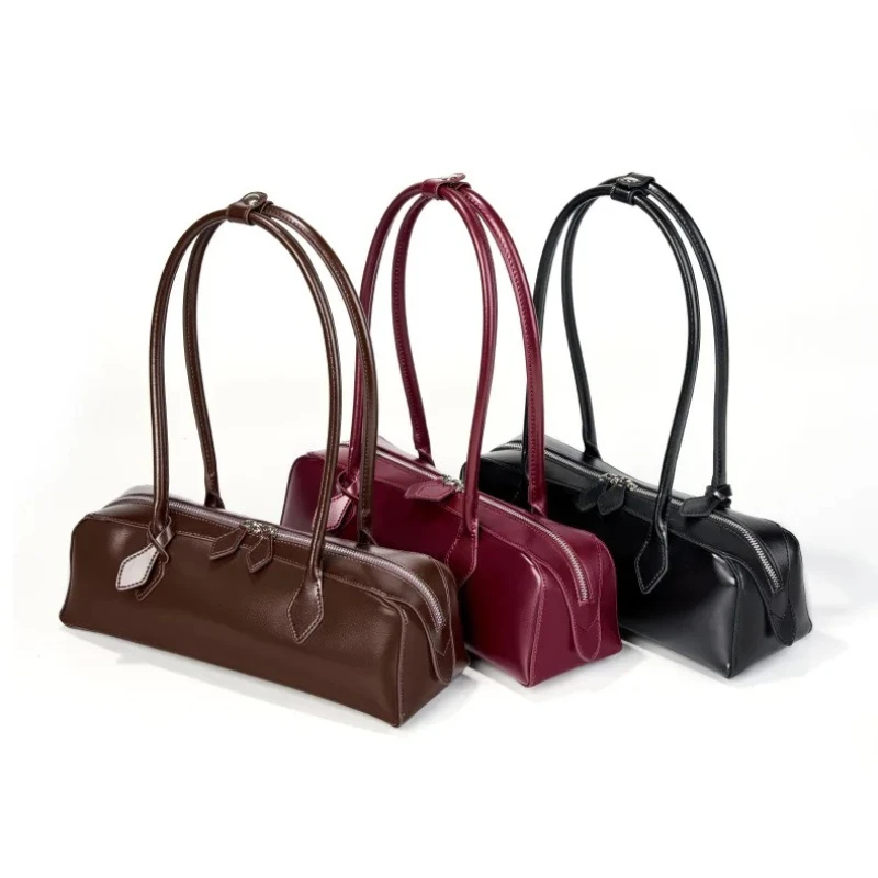 

Woman Luxury Crossbody Bags for Women Vintage Genuine Leather Underarm Bag Long Shoulder Bags Handbags Ladies Shopping Bag