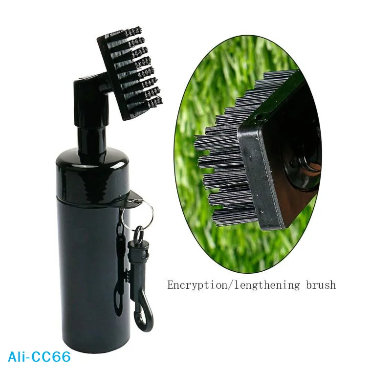 【C】1pc Golf Club Cleaner Groove Tube Golf Brush With Leakproof Reservoir Squeeze Bottle For Easy Cleaning