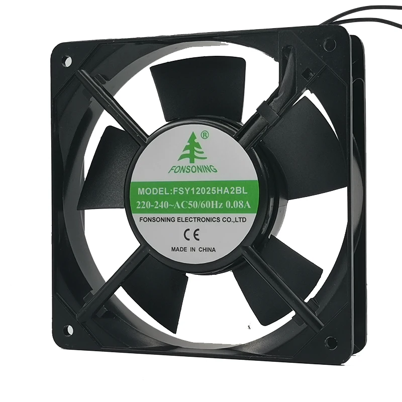 Ventilateur de refroidissement pour FSY12025HA2BL, 12cm, 220V-240V, 0.08A, 12025