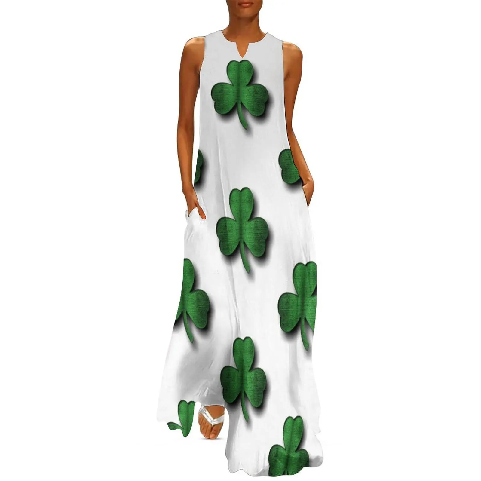 Shamrock - 3D cut Long Dress long dress women summer Women's summer dress