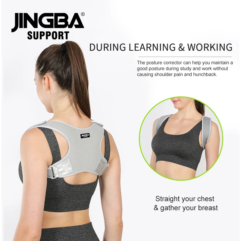 Back Posture Corrector Adjustable Neck Brace Training Equipment Home Office Man Woman Postura Shoulder Support Correction Belt