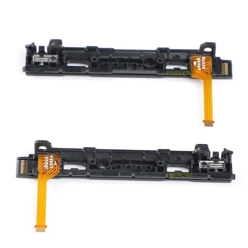 Original Left Right Plastic Slider for Nintendo Switch NS Joy-con Controller Rail Assembly with Flex Cable Complete With button