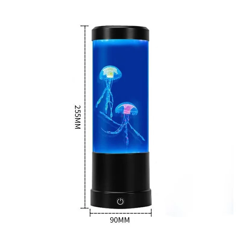 Color Changing Jellyfish Lamp Usb/Battery Powered Table Night Light Children\'S Gift Home Bedroom Decor Boys Girls Birthday Gifts