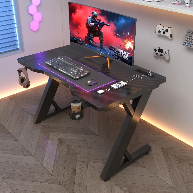 

Crafts Minimalist Office Desk Design Bedroom Multifunctional Computer Office Desk Modern Gaming Escrivaninha Unique Furniture