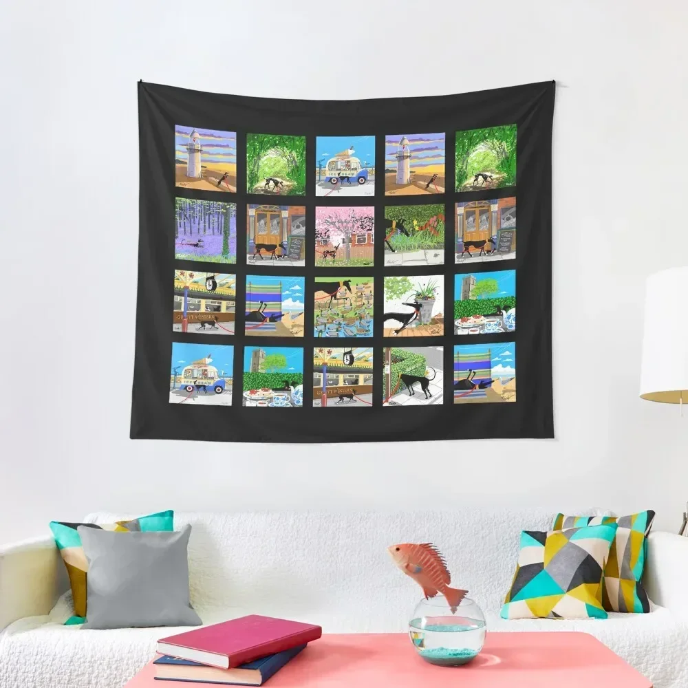 

The Lockdown Doodles Set 1 Tapestry Decoration Home Bedroom Decoration Tapestry