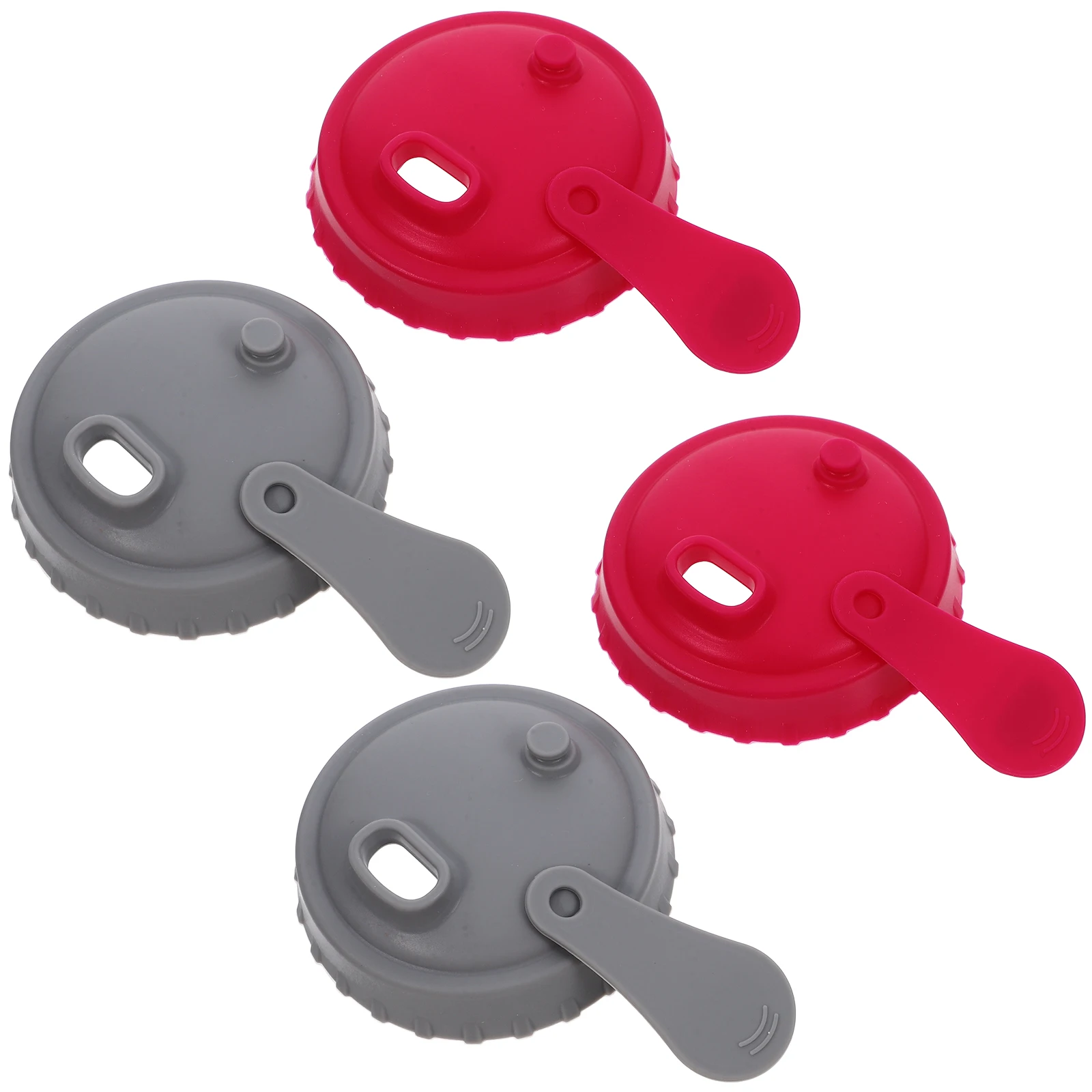 

4Pcs Silicone Can Lids Reusable Sealer for Soda Beer Wine Juice Bottles Leakproof Freshness Protector Soda Can Cover Lids