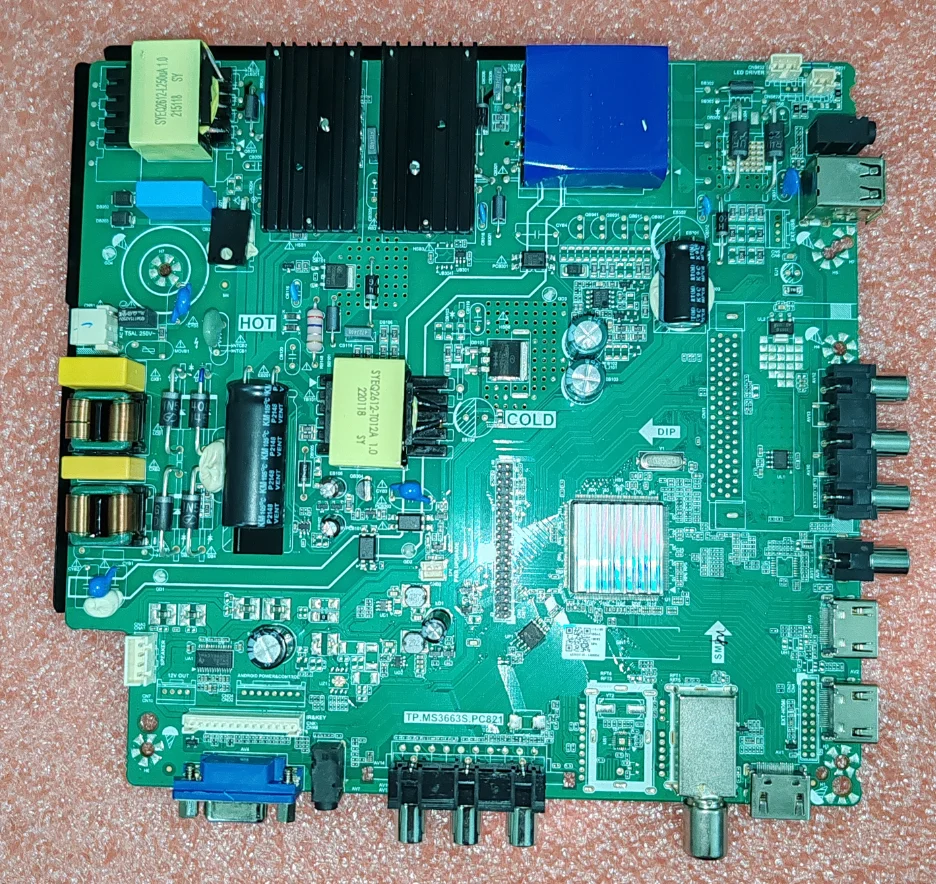 

TP.MS3663S.PC821 Three in one TV motherboard, tested well, physical photo for ORION logo 111--180V 590ma 108w