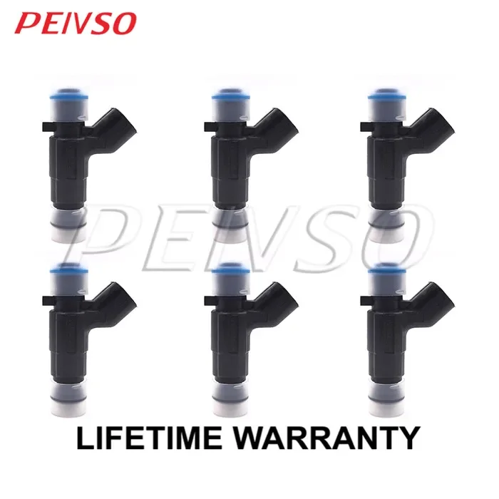 6 uds 0280156131 12571159 inyectores de combustible aptos para Cadillac CTS 2004 ~ 2008 SRX Buick LaCrosse 2005 ~ 2008 Rendezvous STS 3.6L V6