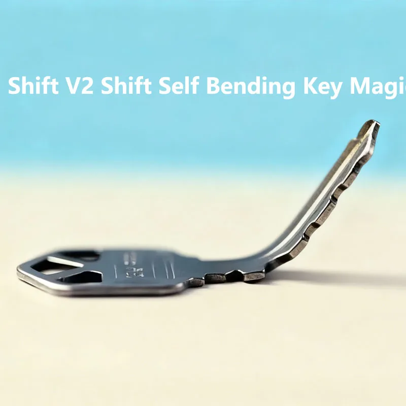 

Shift V2 Shift Самогибочный ключ Волшебные трюки Самогибочный разумный изгиб Металл Крупным планом Уличные иллюзии Уловки Ментализм Опора