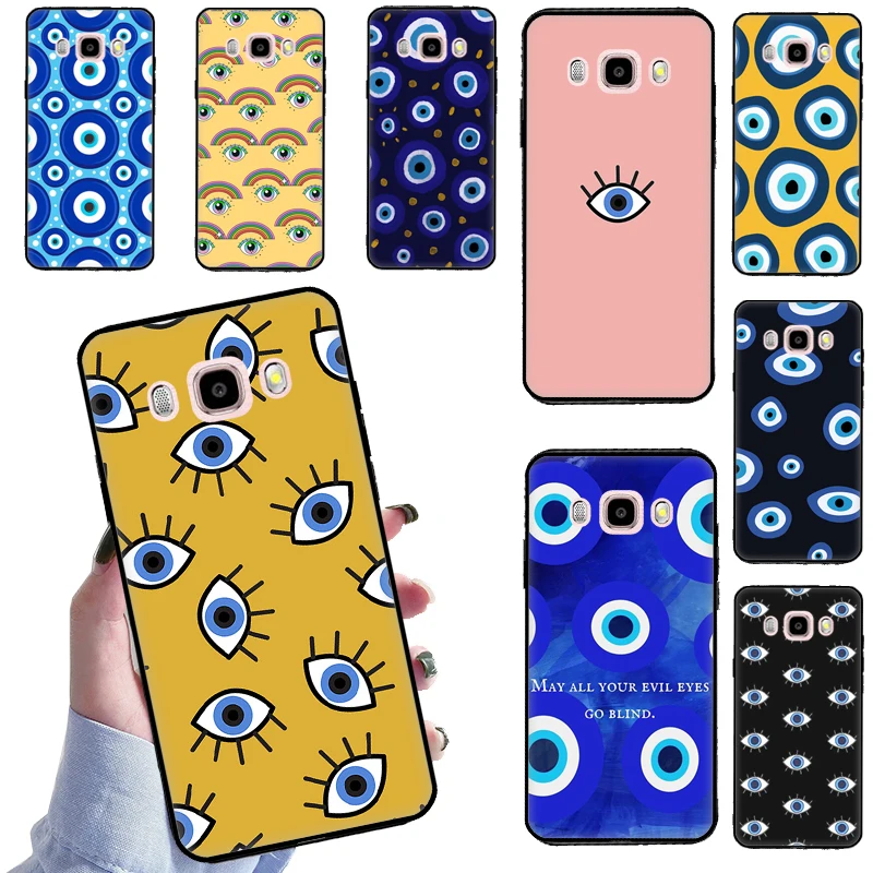 Nazar Boncuğu Evil eye Phone Case For Samsung A3 A5 2016 J3 J5 J7 2017 J8 A6 A8 J4 J6 Plus A9 2018 Cover Coque