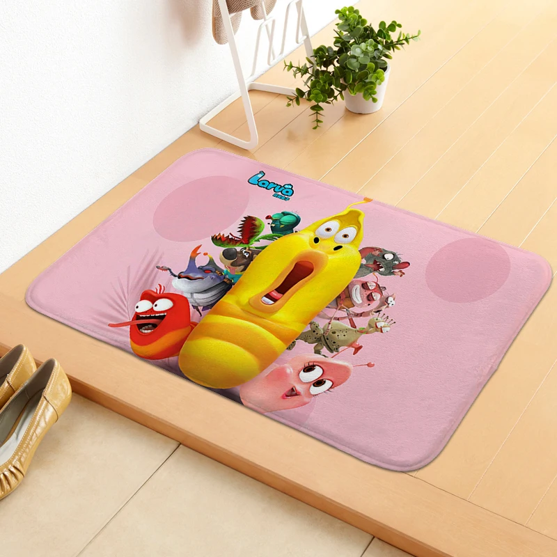 Veranda Floor Mat L-Larvas Lovely Washable Non-slip Kitchen Rug Floor Mats for Home Custom Bathroom Bedroom Living Room Carpet