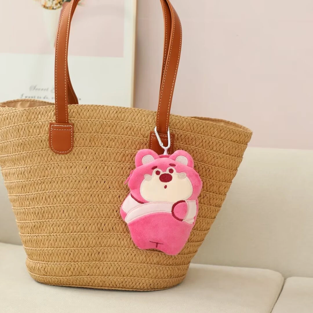 New Style Disney Alien Buzz Lightyear Plush Pendant Cute Cartoon Anime Doll Stitch Lotso Shopping Bag  Storage Bag Gifts