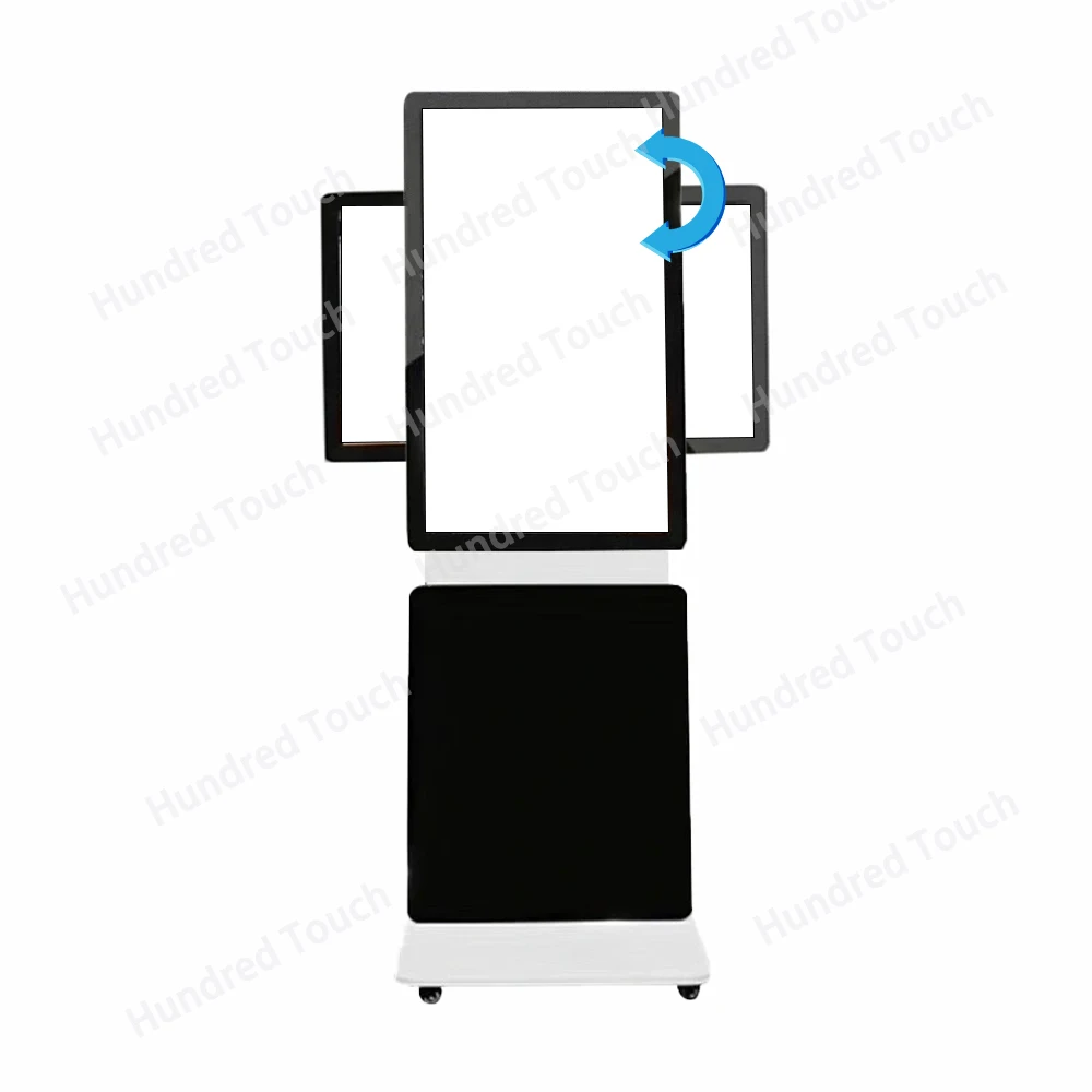 

65-Inch Android Digital Kiosk with Touch Screen Rotatable and Wifi Enabled Horizontal Vertical Display Floor Stand LCD Kiosk