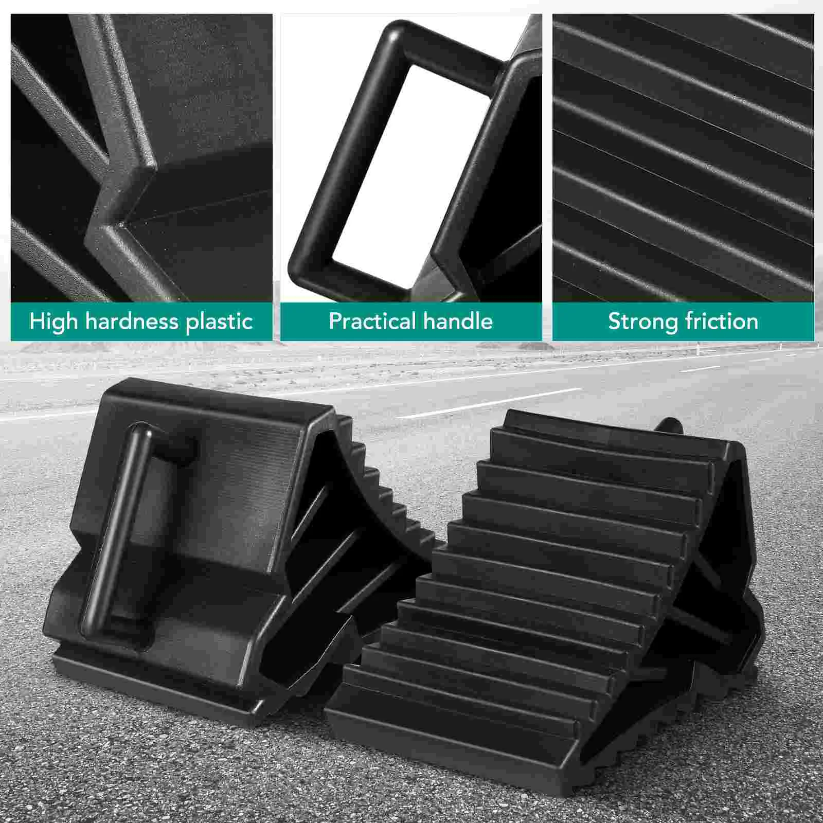 4 Pcs Tire Slipper Hauling Car Ramps for Oil Changes Holder Rv Sewer Hose Tyre Support Pad Chock Wheel Slips Stopper Trailer