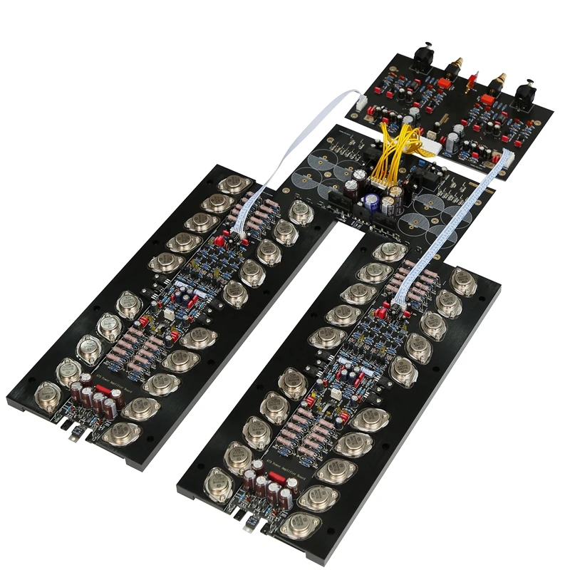 A75 pure class A 75W+75W HIFI stereo amplifier board with MJ15024G/MJ15025G transistor