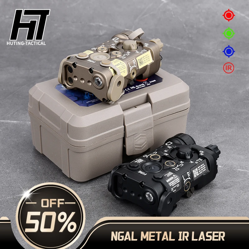 

NGAL All Metal WADSN Red Green Blue Dot Strobe Laser IR Ray Aimming LED White Light Hunting Scout Light Airsoft Weapon Accessor