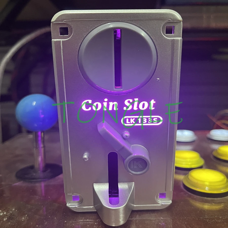 LK-133S Multi Coin Acceptor Game Toknes Slot With 4 Pin Cable For Toy Claw Crane Neo Geo Arcade Vending Machine Pinball Parts
